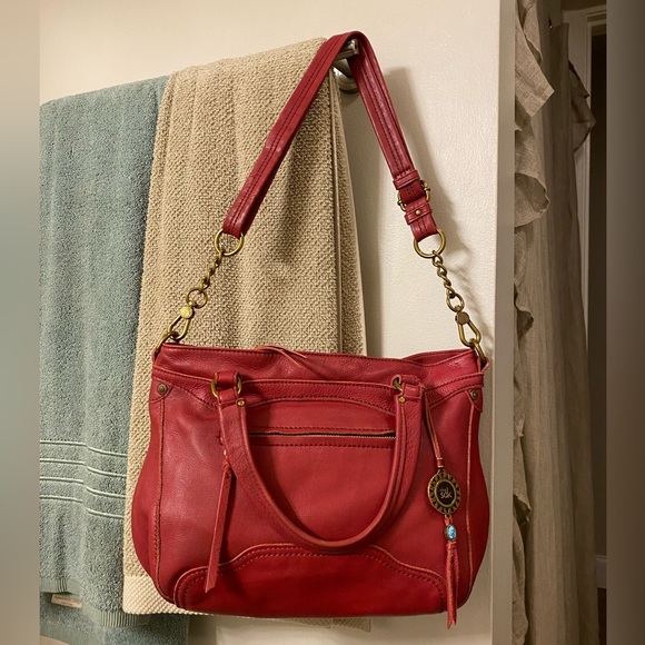 The Sak Bags The Sak Tahoe Leather Satchel With Crossbody Strap